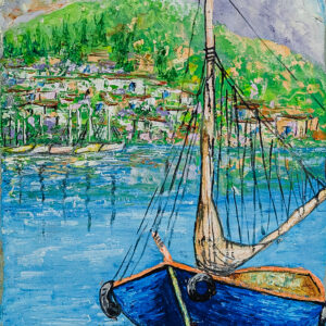 Voilier en couleur d'Haiti